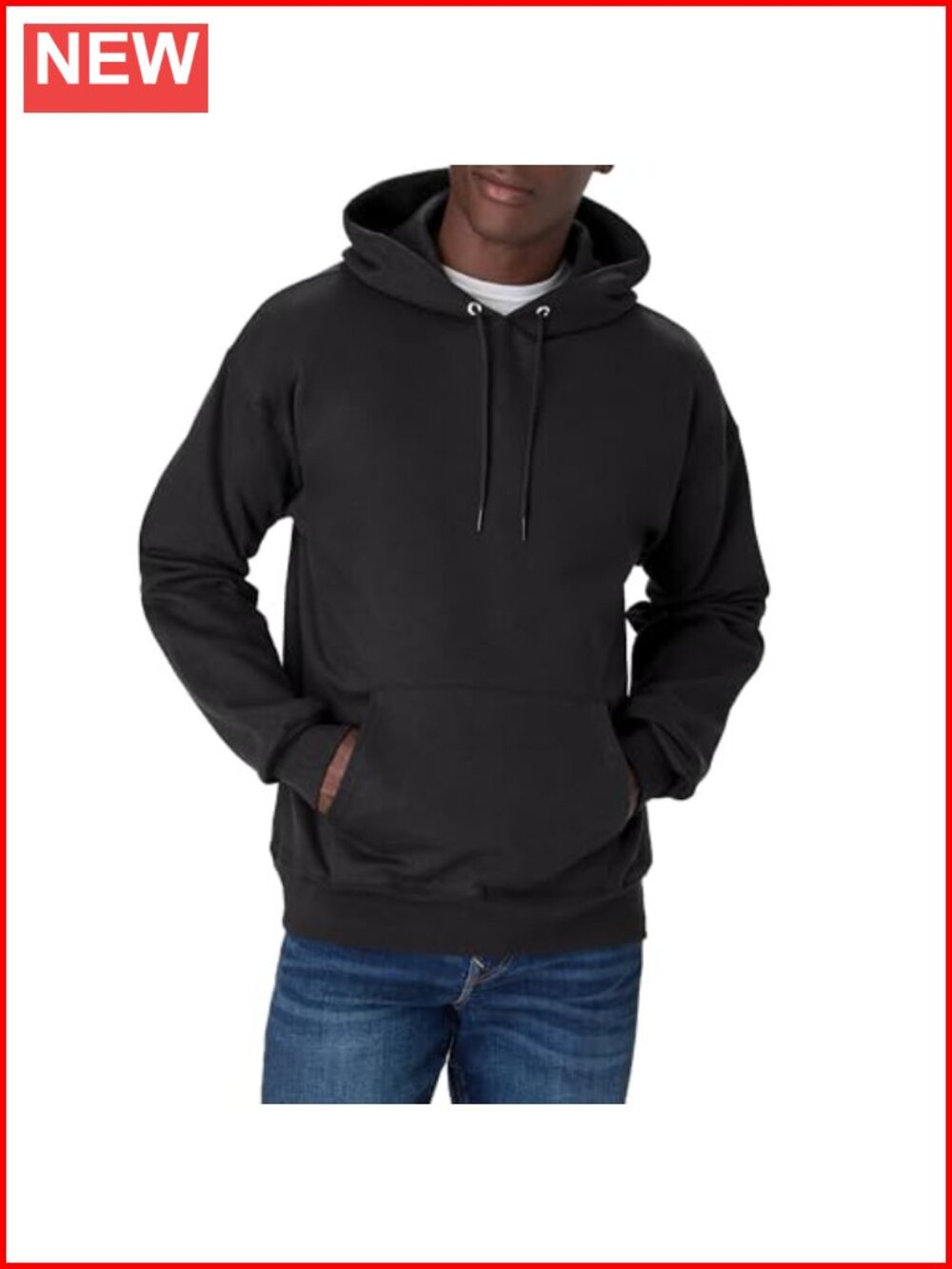 Heavyweight Fleece Hoodie Pullover Sweatshirt with Pouch Pocket